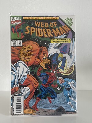 Web Of Spider-Man #105 Marvel Comics US Heft Top Zustand bagged and Boarded