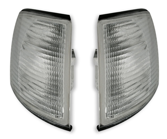Paire de clignotants avant blancs anti-jaunissement pour Audi A6 C4 Quattro