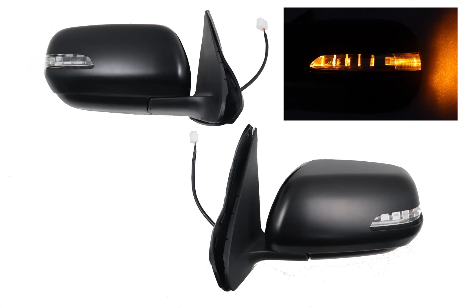 LED Manual Fold Side Mirror LH & RH for 2006 07 08~2014 Suzuki Grand Vitara