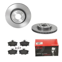 Brembo Bremsscheiben Ø257MM + BremsbelÄGe Vorne FÜR Fiat Barchetta Alfa Romeo