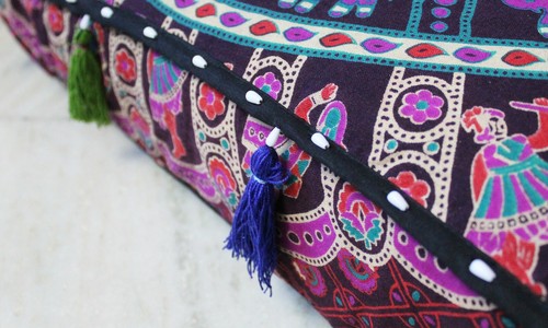 18" Indian Mandala Square Pillow Decor Pet Bed Seat Covers Floor Cushion Covers - Picture 44 of 46