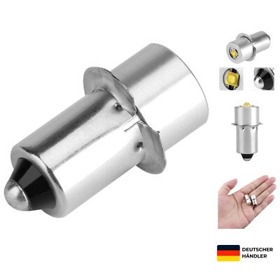 LED Ersatzglühbirne, Taschenlampenbirne 3V P13.5 LED Kaltweiß Hochleistungs L...