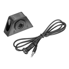 Universal 3.5 Mm Aux Input Under Dash Mount Kit Cable For Ipod Mp3