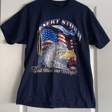 Desert Storm Men’s T-Shirt LargeAmerican single stitch Vintage