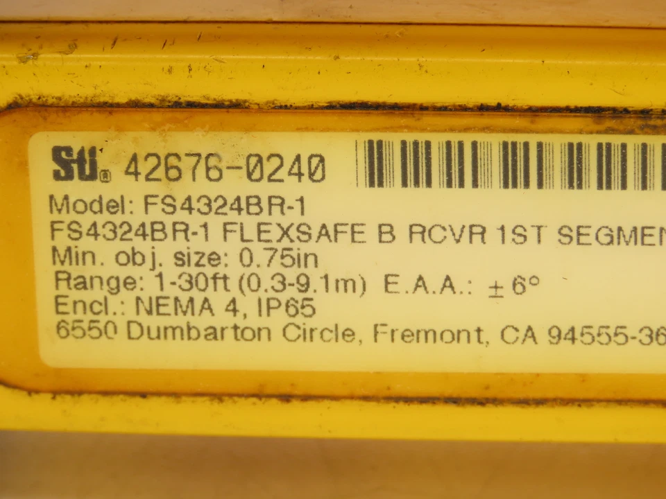 Sti FS4324BR-1 Flexsafe Cortina de Luz 24" FS4300 Receptor Transmisor Set Foto 3 de 4