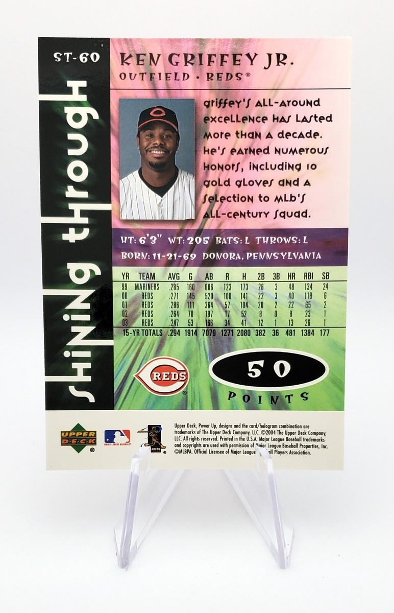 2004 Upper Deck Power Up Shining Through #ST60 Ken Griffey Jr. | eBay