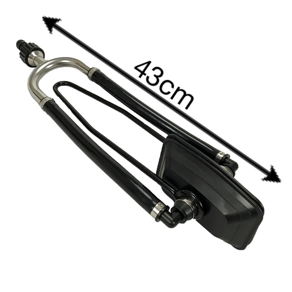 DUAL FEED STAINLESS STEEL OUTBOARD FLUSHER EAR MUFFS BOAT MOTOR WATER EXPRESS eBay