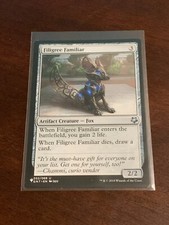 Magic the Gathering Game Night Mystery Booster Filigree Familiar