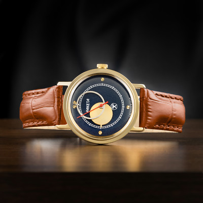 1980s Raketa Copernicus Blue Mechanical Watch Rare Soviet Vintage (Made in USSR)