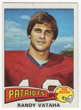 1975 Topps Randy Vataha New England Patriots #156