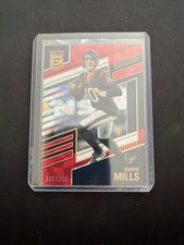 2022 Panini Donruss Elite Football Davis Mills Card #26 Red Parallel /399 Texans