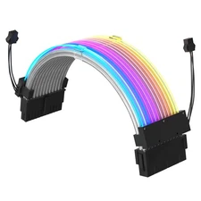 Redragon 24 Pin ATX ARGB Power Supply Extension Cable for Motherboards PC Gaming