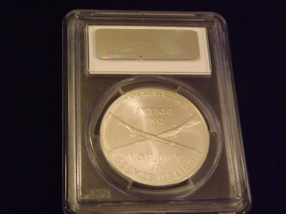 2012-W    $1    INFANTRY       PCGS MS 70 - Image 2 of 2