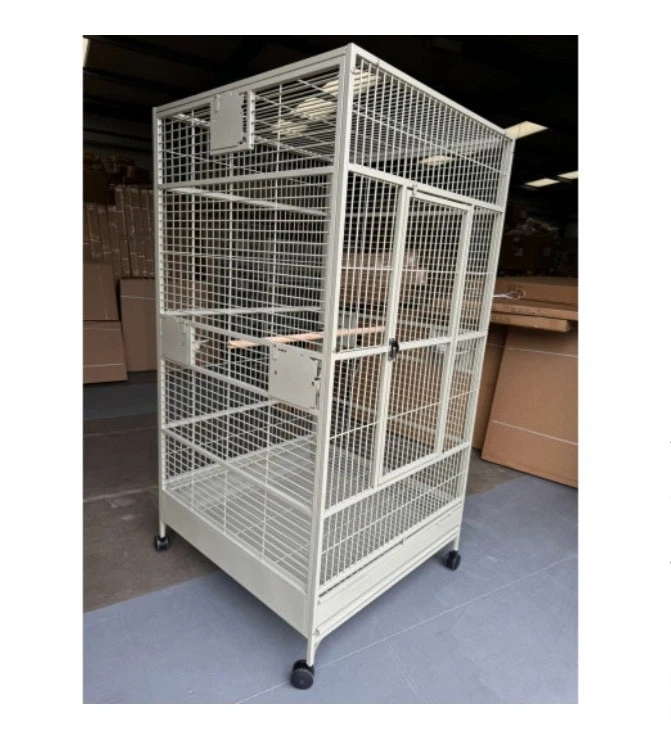 Parrot-Supplies Chicago XL Macaw Parrot Cage - Stone, Huge Macaw Parrot Cage.
Opens in a new window 