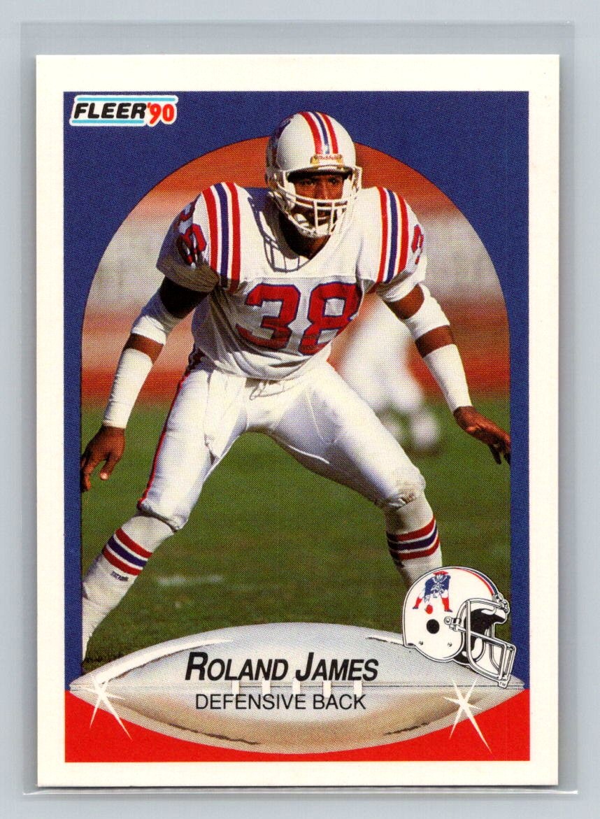 Roland James 1990 Fleer #320