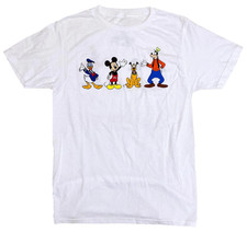 Disney Mickey Mouse And Friend White T-shirt