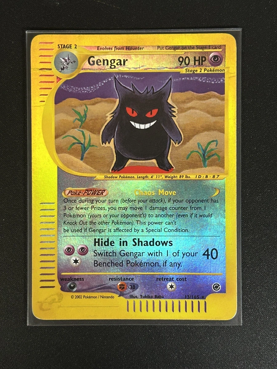 Gengar Pokémon TCG Rare Collectible Individual Card Games in