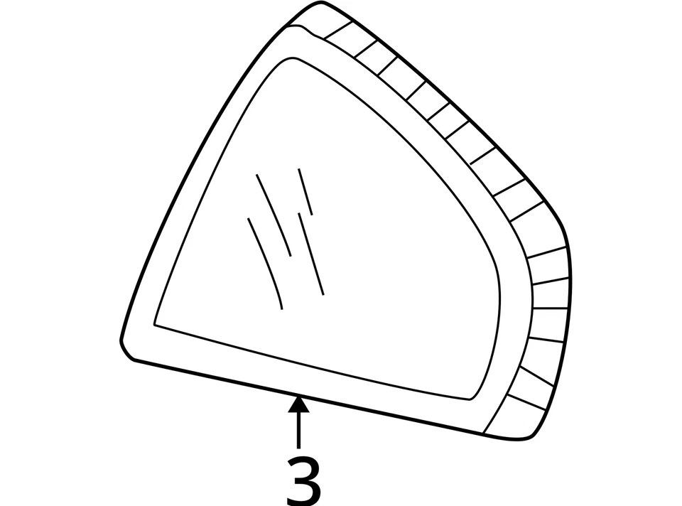 SE ADAPTA A LA VENTANA PONTIAC SUNFIRE 1995-2005 QTR MODULAR 22652818 - NUEVO OEM 22652818 Foto 4 de 4