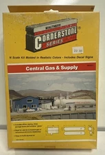 Walthers HO Scale Central Gas & Supply Building Kit #933-3213 NOS