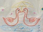 Kith Vintage Look Pink White Dress Sleeveless Embroidered Size 6 — photo 4