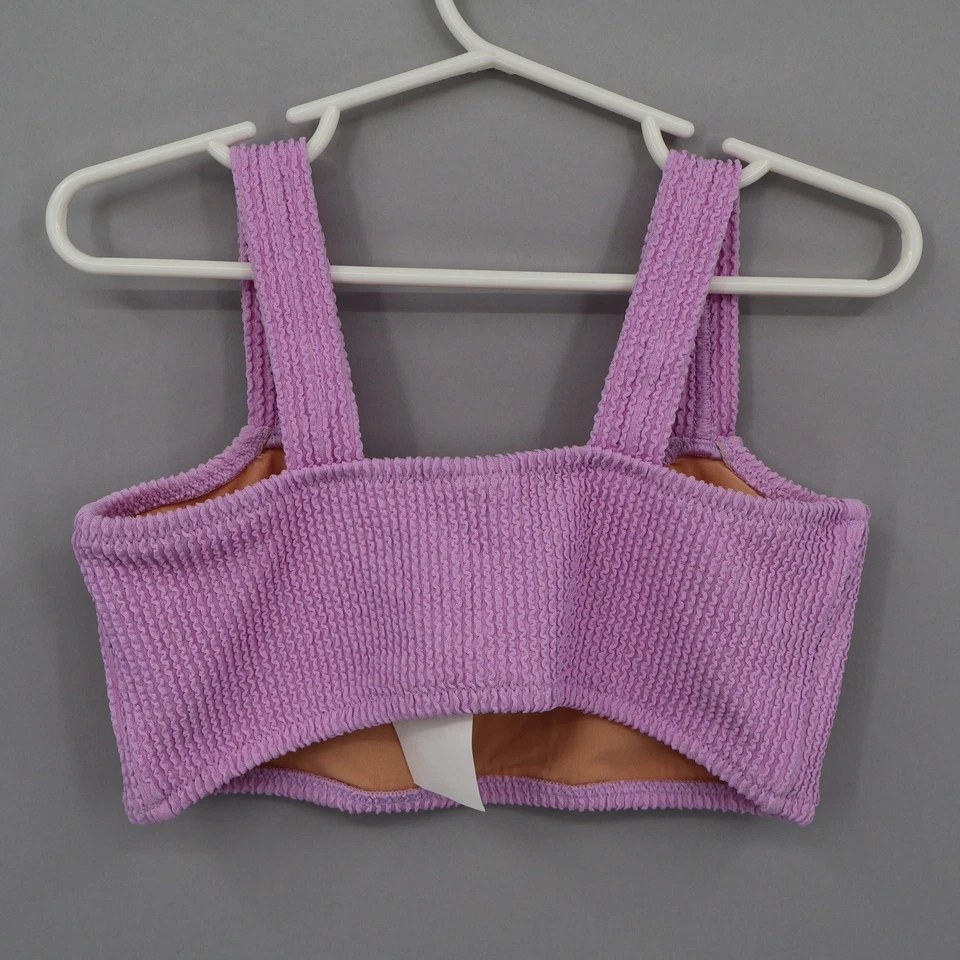 Traje de baño Crewcuts ajustado Top Niñas 8 Rosa Scrunchie Barbie Playa Piscina Nadar Nuevo con etiquetas Foto 3 de 4