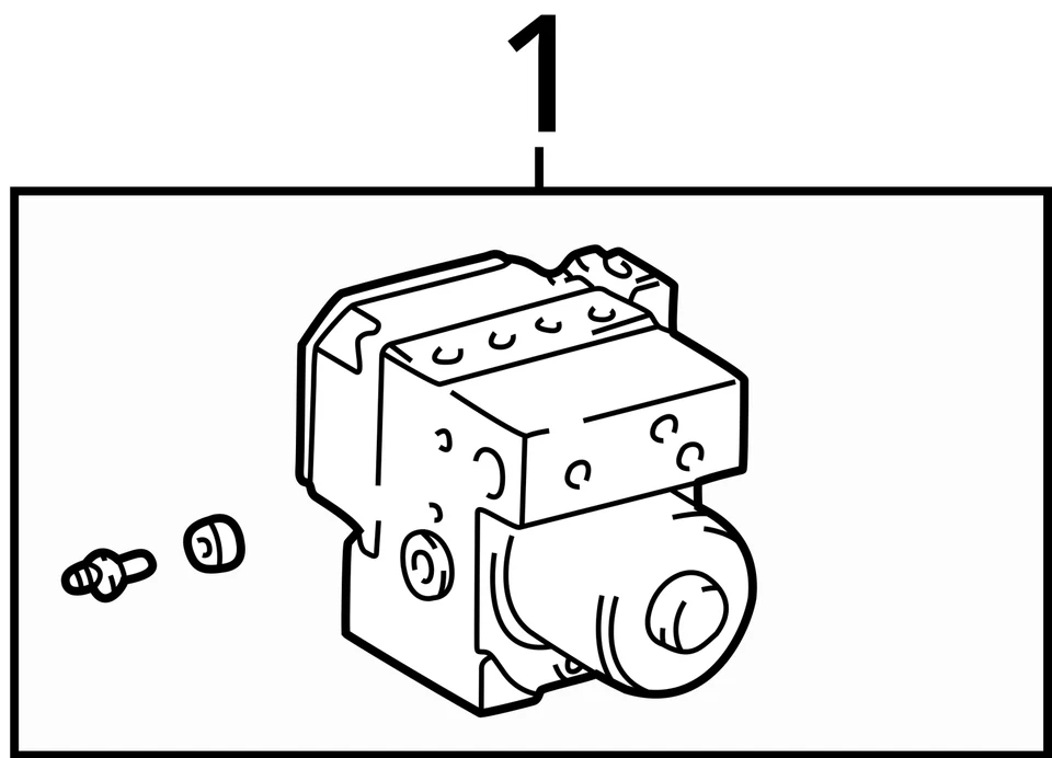 Conjunto de actuador y bomba de pieza de freno antibloqueo para 00-02 LEXUS RX300 716887 Foto 4 de 4