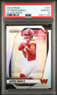 JAYDEN DANIELS 2024 PRIZM SILVER RC #347 PSA 10 GEM MINT! COMMANDERS! 146077705