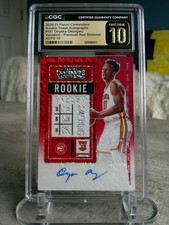 Onyeka Okongwu 2020-21 Rookie Ticket Auto Red Shimmer /5 CGC 10 *Pristine*