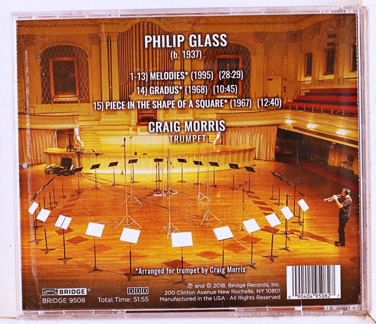 Craig Morris - Philip Glass: Three Pieces in the S... (CD 2018)