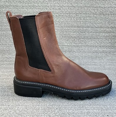 BERNARDO Dublin Leather Boots Brown Women's Size 6.5 US NEW