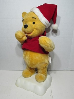 DISNEY 1996 WINNIE THE POOH ANIMATED TELCO - MOTION-ette CHRISTMAS FIGURE