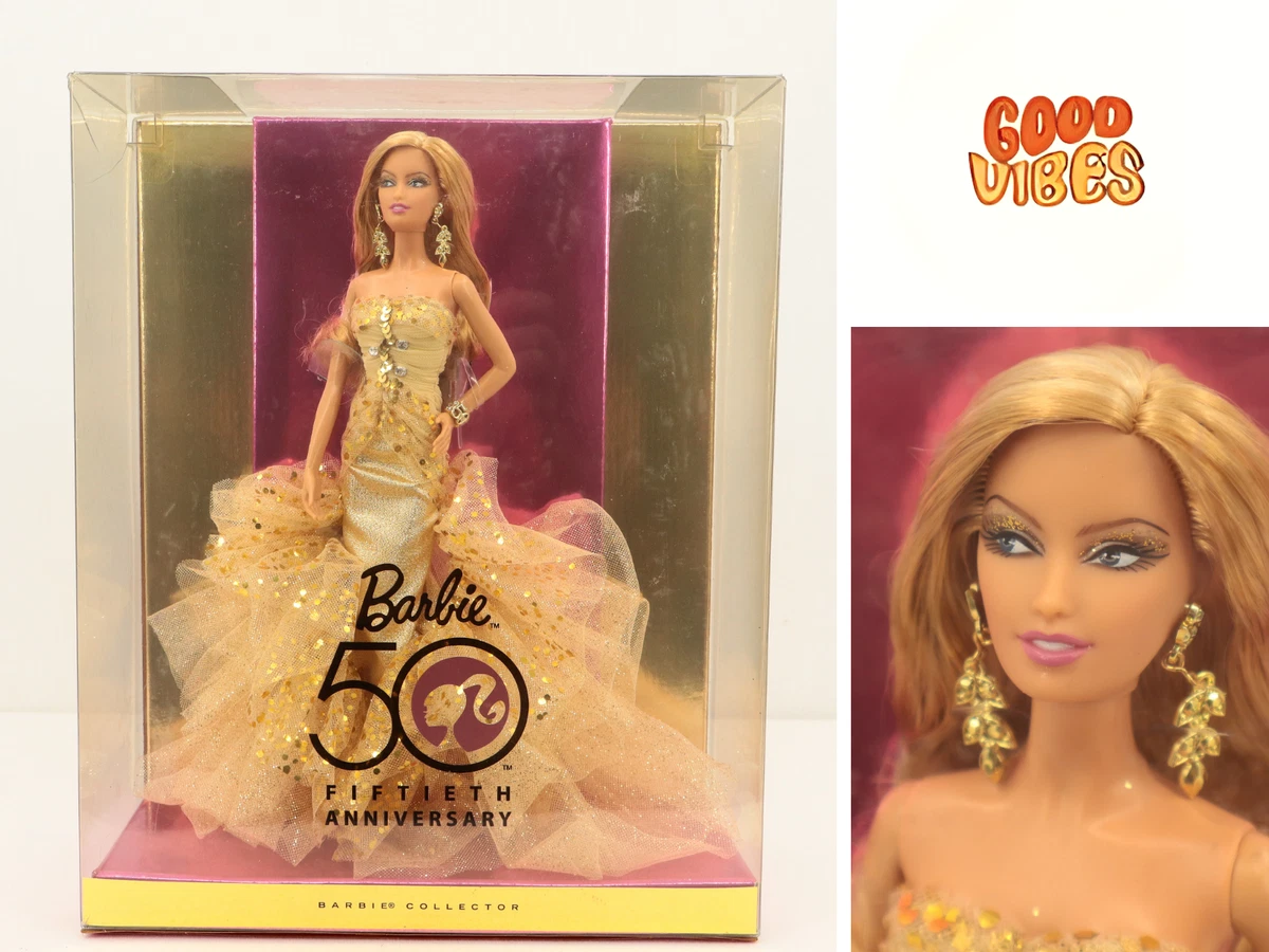 Mattel Anniversary Dolls Barbie Dolls & Doll Playsets Gold Label