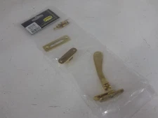 Superior brass 3017 polished brass victorian style flat handle casement fastener