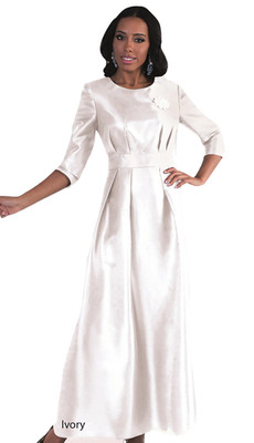 Tally Taylor Paris Rome NWT Off white Satin Maxi Dress with Rhinestone, sz 8