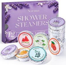 12 Pack Shower Steamers Aromatherapy Gift Set for Women Spa Relaxation