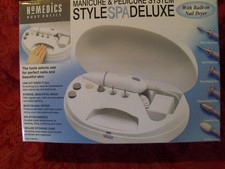 NEW Homedics Style Spa Deluxe Manicure Pedicure Kit Model MAN-250 NIB
