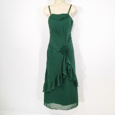 Light In The Box Party Dress Sz 6 Soft Green Chiffon Overlay Strapless  Feminine | eBay