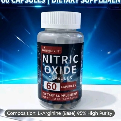 KangRixin Nitric Oxide Capsules L-Arginine 2  pack 120 Capsules 