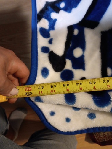 Cubs Throw Blanket. 50 X 60. Needs Repairs See Pictures. - Picture 3 of 11