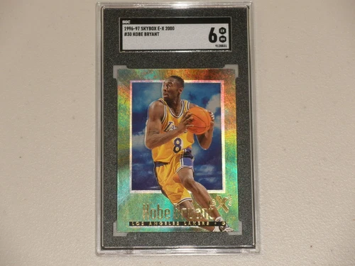 1996-97 Skybox E-X2000 Rookie #30 Kobe Bryant RC SGC 6 EX-NM