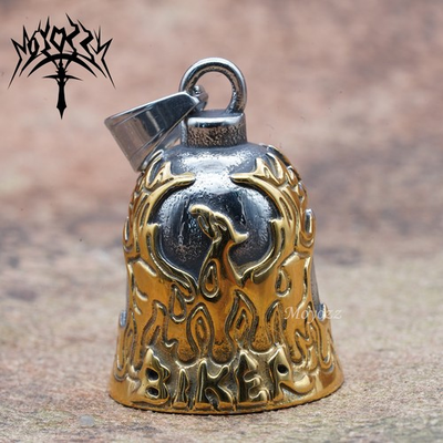 #ad Phoenix Biker Guardian Luck Riding Bell Motorcycle Gremlin Bells FITS Harley $11.99