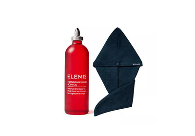 ELEMIS Frangipani Monoi Body Oil & Hair Towel Wrap. 10 vials