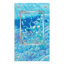 POKEMON TCG EXTENDED ART ACRYLIC CASE CARD HORSEA 067 IR SHROUDED FABLE B L28