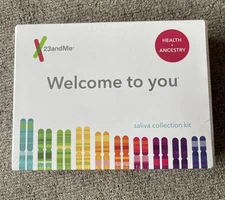 23 And Me Ancestry Saliva Collection Kit Exp 06-18-21 (Sealed)