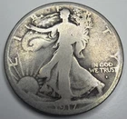 1917 S WALKING LIBERTY HALF DOLLAR E64
