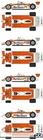 1/12 ALFA ROMEO 179 F1 #22 #23 FULL SPONSOR DECAL for ITALERI PROTAR GIACOMELLI