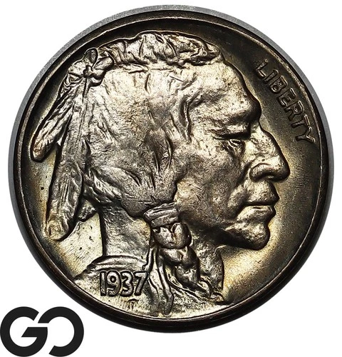 1937-S Buffalo Nickel, Solid Gem BU++