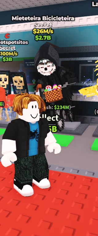 Mieteteira Bicicleteira 26m/s steal a brainrot roblox