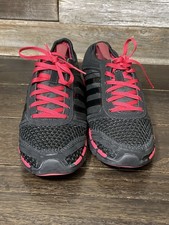 ADIDAS G47274 SZ 98.5 WOMEN Black/pink SHOE Running Climacool Lace Up Low Top og
