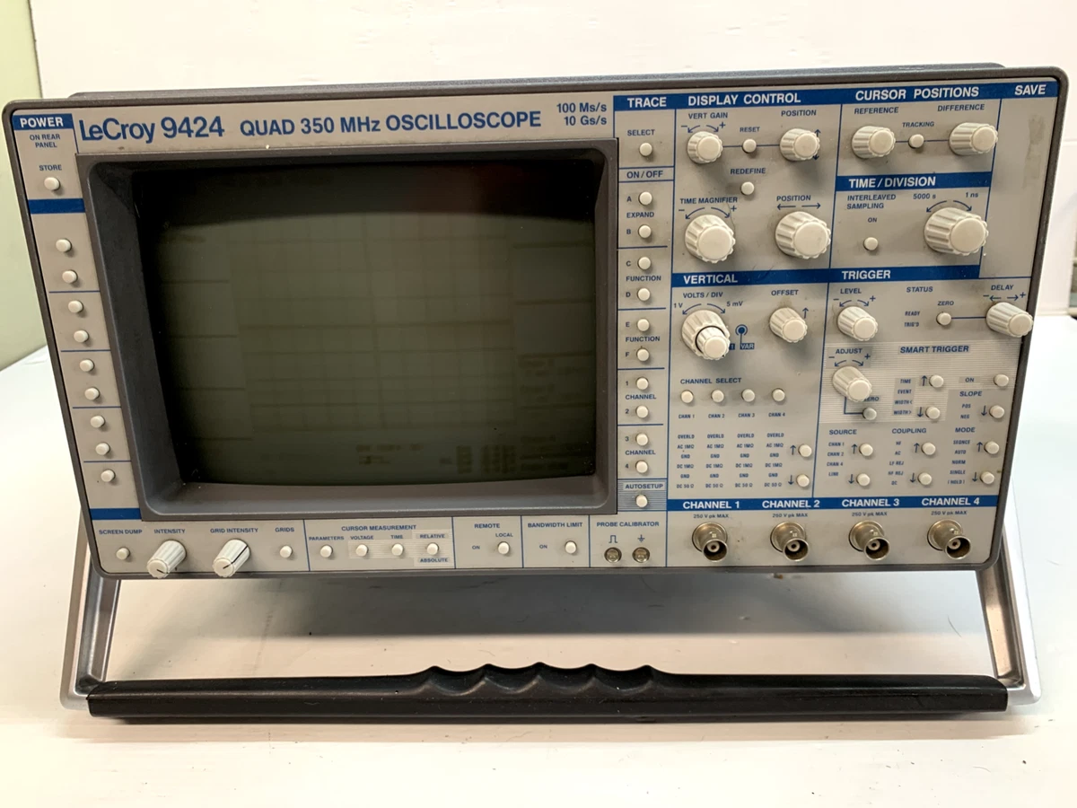 LeCroy 9424 Quad 350 MHz Oscilloscope Missing Fuses S8137 | eBay